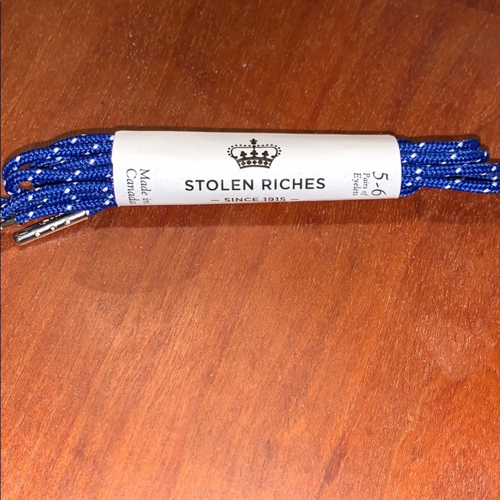 NWT Stolen Riches Shoe laces